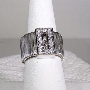 DESIGNER "MILOR" STERLING WIRE WRAP RING